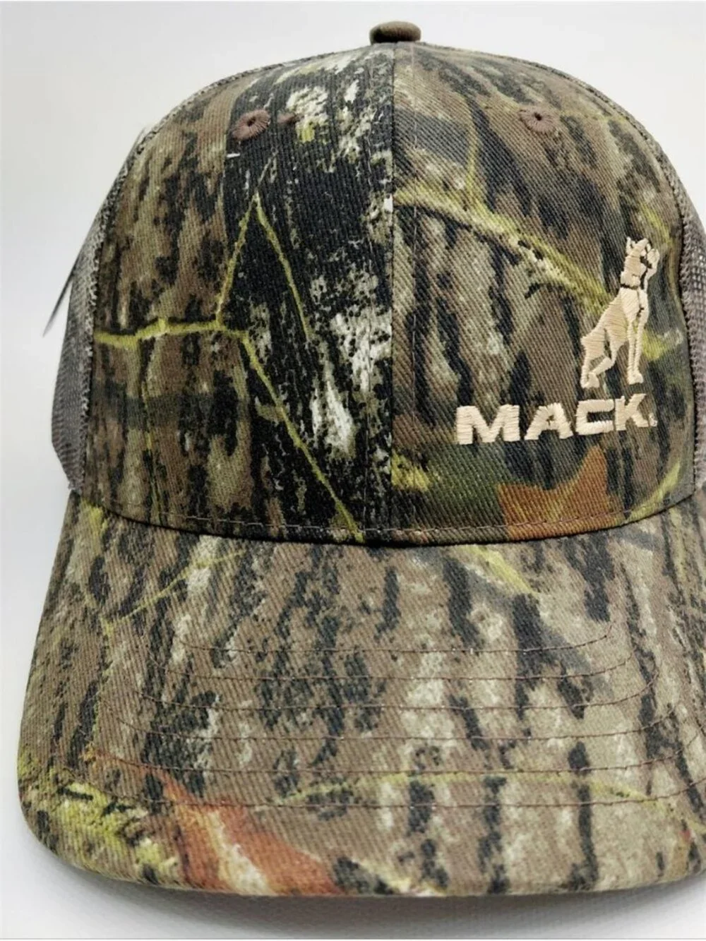 Retro Mack Trucks Camo Hat Mossy Oak Snapback Diesel Trucker Cap New Diesel Rig
